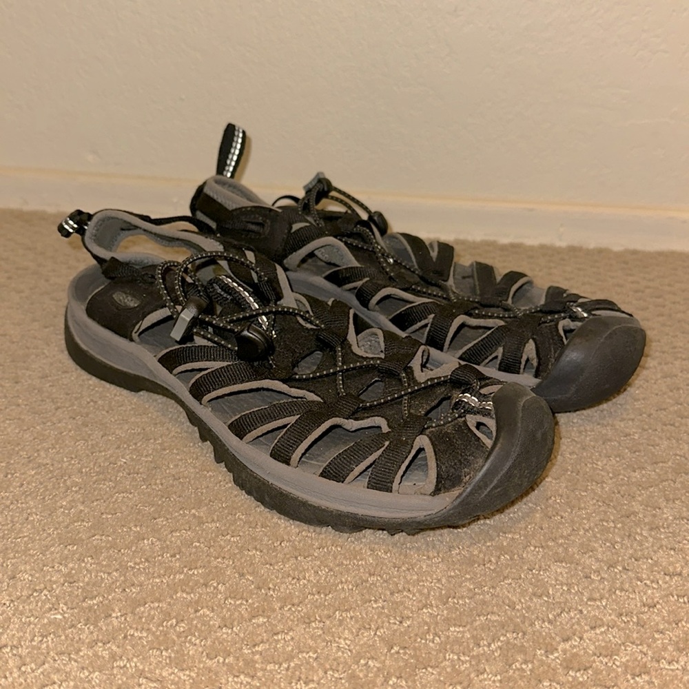 Keen Whisper Waterproof Sports Sandals Black Size 10